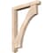 Ekena Millwork Westlake Arts and Crafts Smooth Bracket w/ Offset Brace, Douglas Fir, 5 1/2"W x 36"D x 48"H BKT0604X36X48WTL03SDF - alternate 1